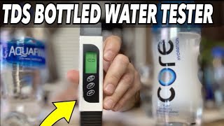 TDS Water Tester 💦  Tap vs Bottled Water  How to use a TDS meter  PPM  Tester [upl. by Malca576]