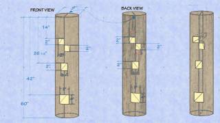 WING CHUN DUMMY CONSTRUCTION 3 [upl. by Nitniuq]