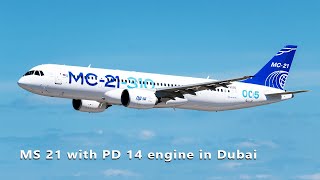 Flight of MC 21 310 with PD 14 engines [upl. by Ayotaj]