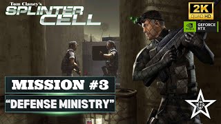 Splinter Cell PCSX2  Hard Walkthrough  Mission 3  quotDefense Ministryquot [upl. by Hakceber]