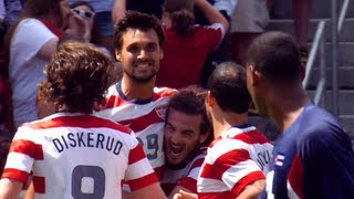 MNT vs Cuba Chris Wondolowski Goal  July 13 2013 [upl. by Reeher]