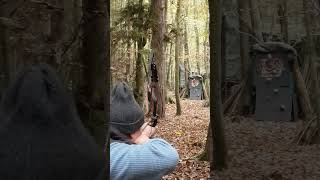 40 Yard Shot at the Little Pink Ball  Bowtech Fuel Compound Bow [upl. by Silloc]