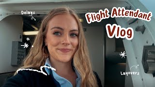 FLIGHT ATTENDANT VLOG WORKING DURING THE HOLIDAY SEASON [upl. by Stanwin]