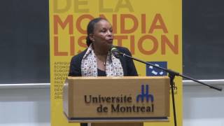 Conférence de Christiane Taubira au CÉRIUM  Lavenir de [upl. by Olracnaig]