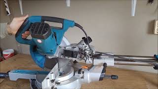 Makita Mitre Saw Maintenance LS 1018L [upl. by Tanner331]