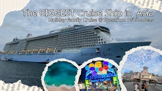 The BIGGEST Cruise Ship in Asia  Spectrum of the Seas Royal Caribbean [upl. by Aihsad450]