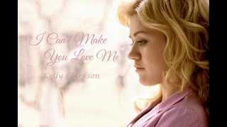 Kelly Clarkson  I Cant Make You Love Me Lyric Video [upl. by Booma911]