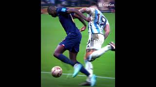 FIFA WORLD CUP 2022 mbappe football edit foot messi fifa worldcup2022 france argentina [upl. by Wylen]