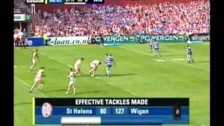 Saints 75  0 Wigan 2005 [upl. by Leahplar]