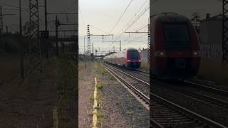 8 bakken Franse trein komt door Gare de Vias richting Bèziers [upl. by Schacker279]