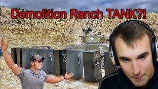 Estonian Soldier reacts to Demolition Ranch TANK [upl. by Adlesirg]