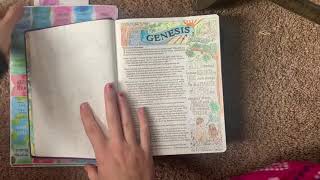 How to Install Bible Tabs On Your Bible  journaling Bible [upl. by Kcire]