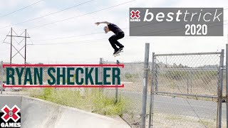 Ryan Sheckler REAL STREET BEST TRICK 2020  World of X Games [upl. by Bakemeier]