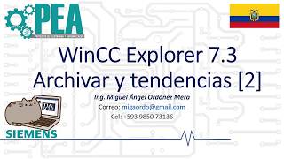 WinCC Explorer 6 Archivar y TendenciasArchive and Trendview [upl. by Lesh735]