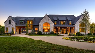 TOUR A 8M Nashville New Construction Luxury Home  Nashville Real Estate  COLEMAN JOHNS TOUR [upl. by Juieta519]