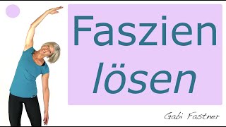 💜 20 min Faszien lösen  ohne Geräte im Stehen [upl. by Ahsima]