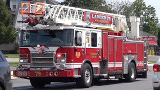 Wyomissing Fire Department Ladder 79 Responding 8522 [upl. by Amyaj]