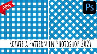 Photoshop 2021 Rotate patterns  New feature quick amp easy solution [upl. by Ennaitak]