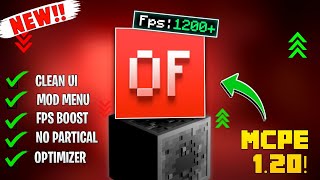 Red Optifine for Mcpe 12030  Best Fps Boost Optifine for Minecraft Bedrock 120 [upl. by Nylahs923]