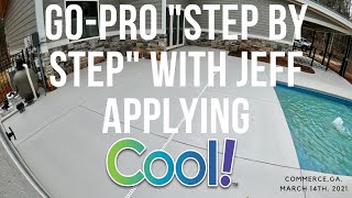 Installing COOL Pool Deck Resurfacing Step By Step with Jeff [upl. by Means]