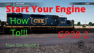 HOW TO Properly Start the GP382 TSW2Sand Patch Grade [upl. by Maurice388]