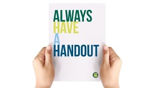 Always Have a Handout [upl. by Caiaphas]