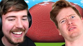 MrBeast Creates World’s Largest Explosion In Minecraft Reaction [upl. by Ynnej]