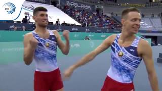 Belarus  2018 Trampoline European Champions mens team [upl. by Connelley]