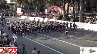 USMC West Coast Composite Band  The Marines Hymn  2023 Pasadena Rose Parade [upl. by Aaron299]