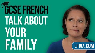 GCSE French Speaking My Family [upl. by Zzaj]