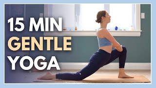 15 min Gentle Yoga for Flexibility amp Stress Reduction [upl. by Sherwood148]