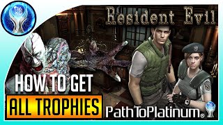 Path To Platinum  Resident Evil How To Get All Trophies [upl. by Nairadal]