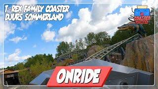 TRex Family Coaster  Djurs Sommerland  Mack Powered Coaster mit OnboardSound  POV [upl. by Mclain664]