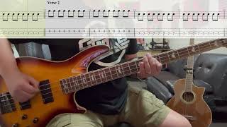 The Strokes  Reptilia Bass  Tabs [upl. by Winchester]