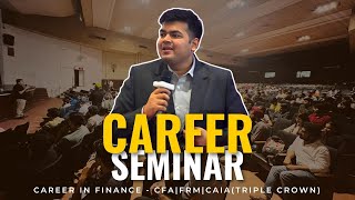 Careers in Finance  CFA  FRM  CAIATriple crown [upl. by Levina637]