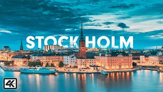 Stockholm Sweden 🇸🇪 in 4K ULTRA HD Video by Drone [upl. by Edmee]