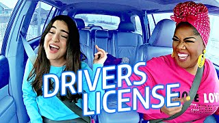 DRIVERS LICENSE Olivia Rodrigo Cover Carpool Coaching w Vocal Coach [upl. by Htenywg342]