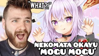 First Time Hearing Nekomata Okayu quotMOGU MOGUquot  Hololive  REACTION [upl. by Ray]