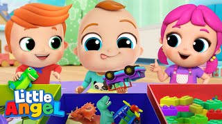 Lets Tidy Up Clean Up Song  Kids Songs amp Nursery Rhymes by Little Angel [upl. by Nnaed227]