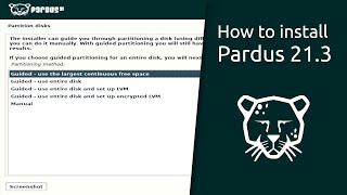 How to install Pardus 213 [upl. by Schiro]