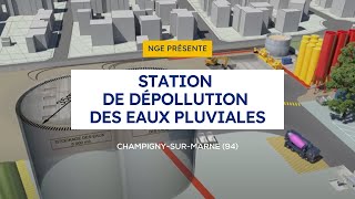 Station de Dépollution des Eaux Pluviales  ChampignySurMarne [upl. by Esilanna458]