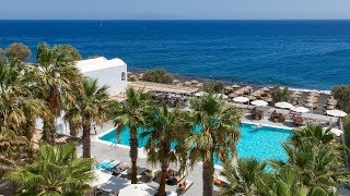 Top 10 Beachfront Hotels amp Resorts in Kamari Beach Santorini Greece [upl. by Lelia226]