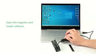 Track1 Track2 Track3 MSR90 Magnetic stripe card reader [upl. by Afira]