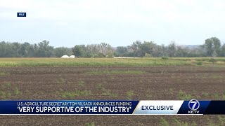 US Agriculture Secretary Tom Vilsack speaks with KETV Newswatch 7 during Omaha trip [upl. by Caesaria871]