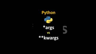 Python args vs kwargs python coding args kwargs [upl. by Carree915]