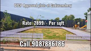 DTCP amp RERA Approved Residential Villa Plots at Guduvanchery Chennai [upl. by Cissiee]