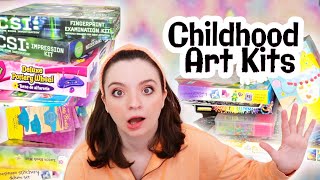 Finishing EVERY Childhood Art Kit [upl. by Idola]