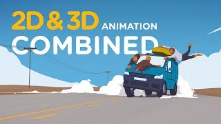 2D amp 3D Animation Combined [upl. by Bannister]