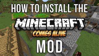 Minecraft  How to install the MCA mod [upl. by Nahshu881]