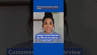 Interview Tip How to Answer quotWhy Do You Want To Work In Customer Servicequot  Indeed Shorts [upl. by Tollman]